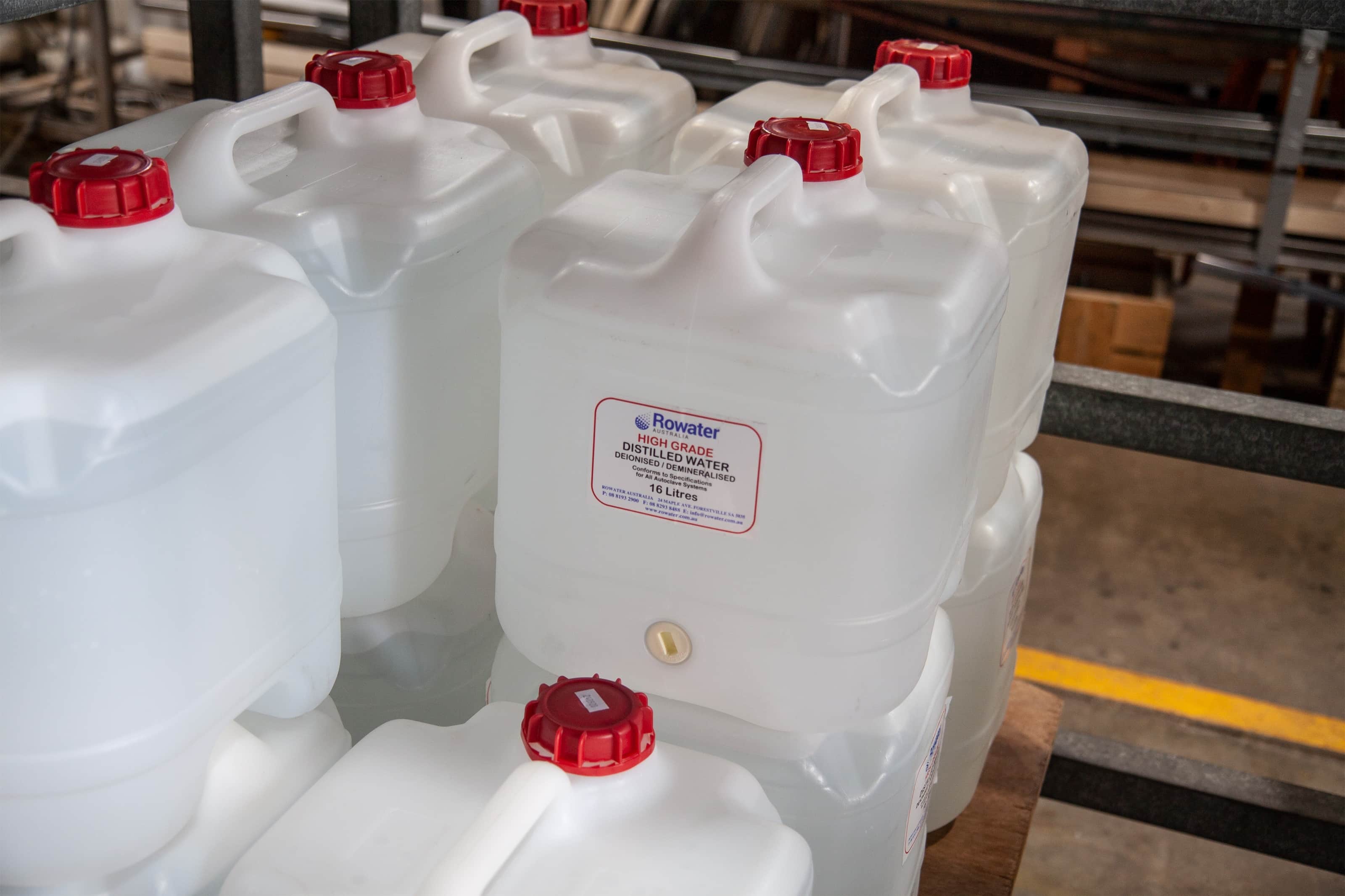 Premium grade distilled water